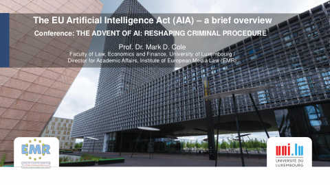 欧盟人工智能法案（AIA）——简要概述